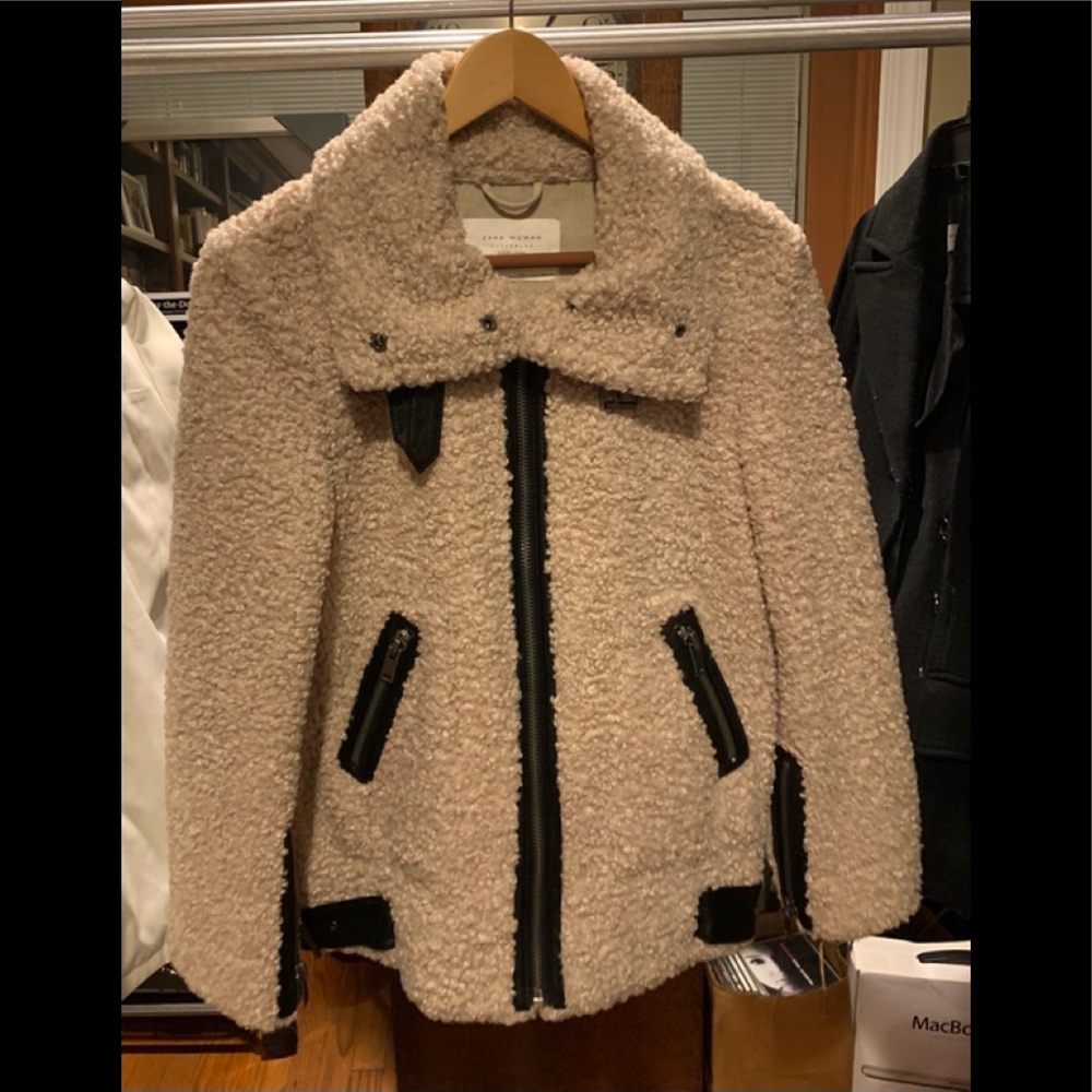 Zara Faux Sherpa Jacket